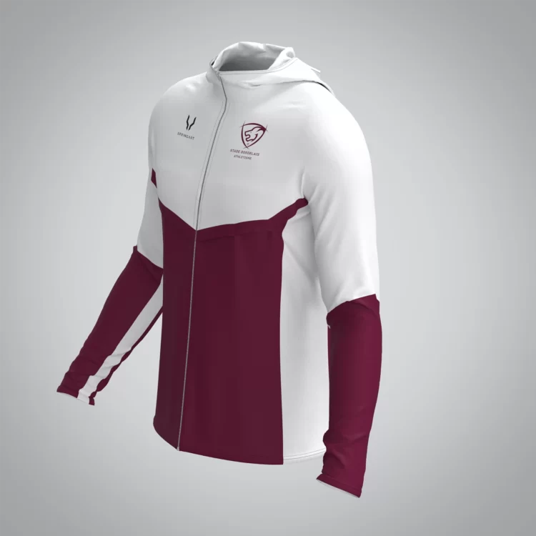 Veste Imperméable Mixte Bordeaux Athle – Image 2