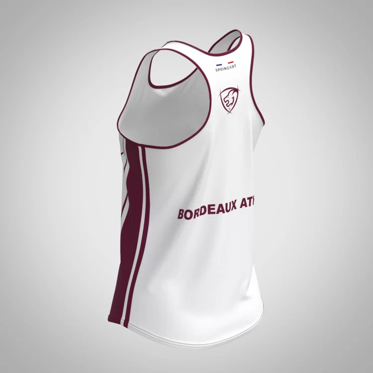 Débardeur Classique Femme Bordeaux Athle – Image 4