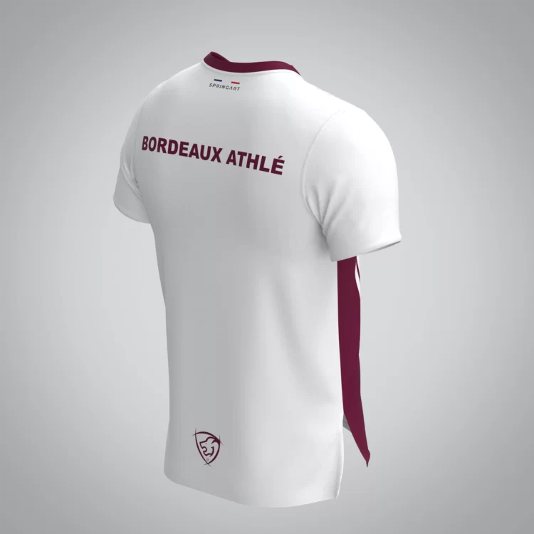 T-shirt Manches Courtes Bordeaux Athle – Image 3