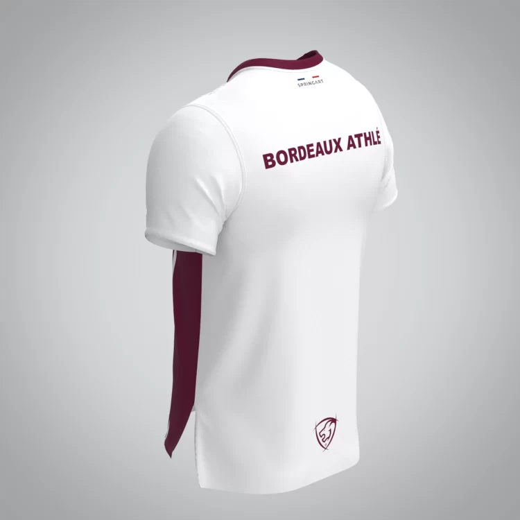 T-shirt Manches Courtes Bordeaux Athle – Image 4