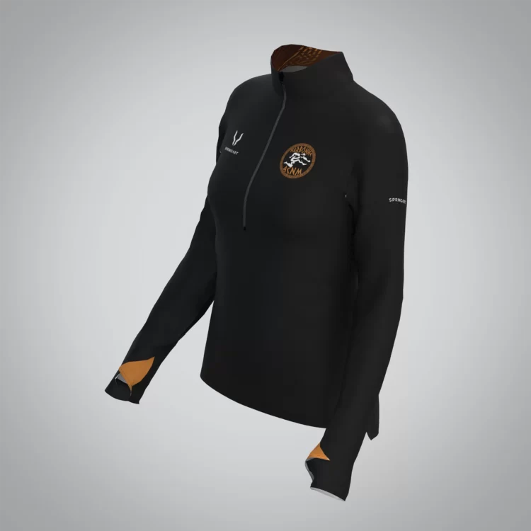 Quart Zip Femme AC Narbonne Méditerranée – Image 2
