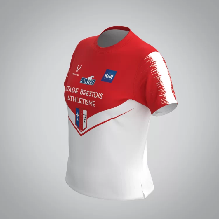 T-shirt Manches Courtes Femme Stade Brestois – Image 2