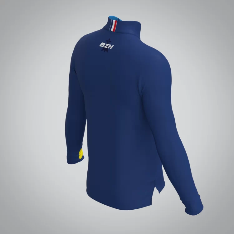 Quart Zip Homme Quimper Athlétisme – Image 3