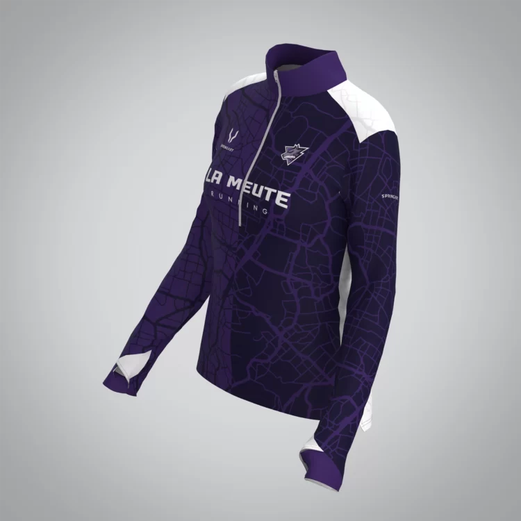 Quart Zip Femme La Meute Running – Image 2