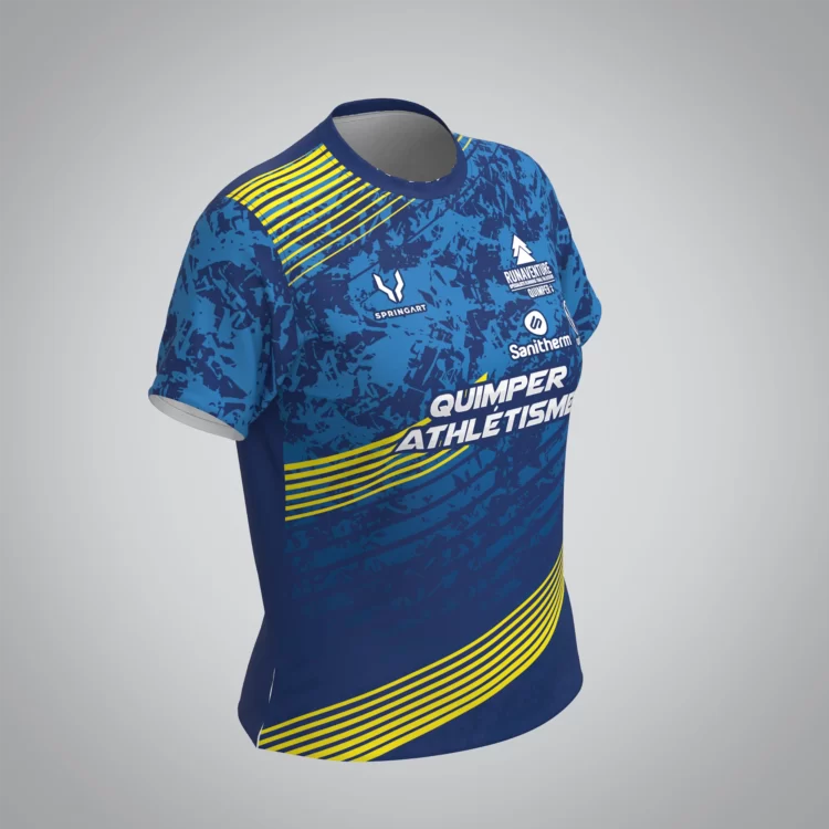 T-shirt Manches Courtes Femme Quimper Athlétisme