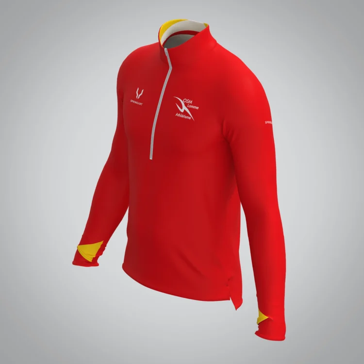 Quart Zip Homme OSM Lomme – Image 2