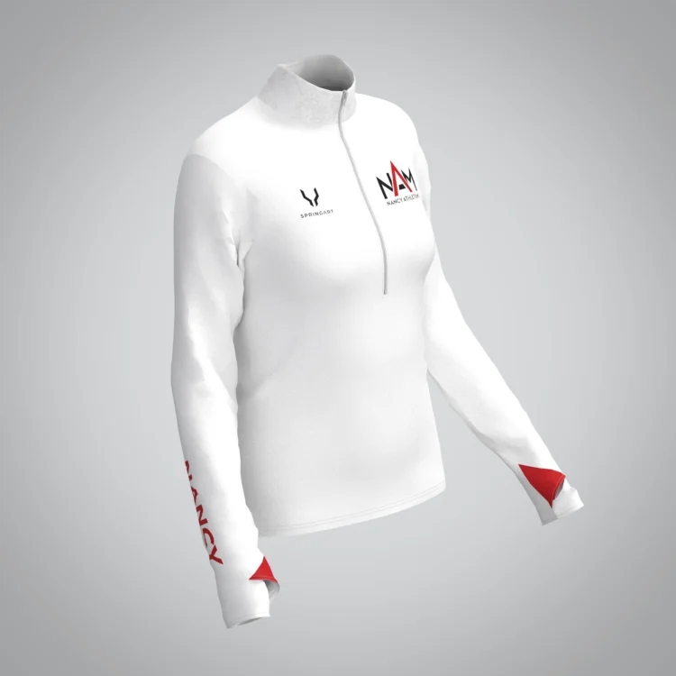 Quart Zip Femme Nancy Athlétisme Métropole