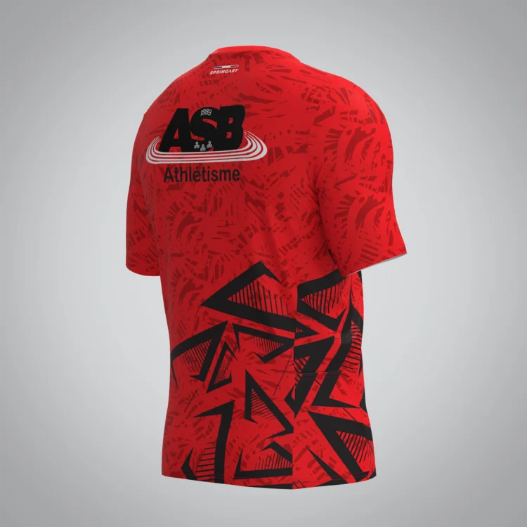T-shirt Trail zip Homme V2.1 AS Bégard – Image 3