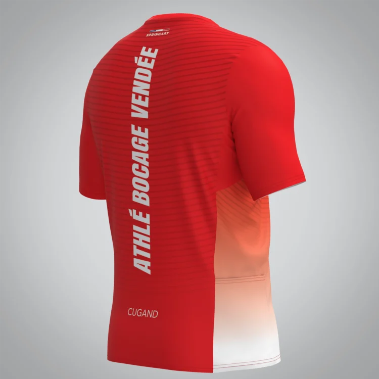 T-shirt Trail zip Homme V2.1 Athlé Bocage Vendée – Image 3