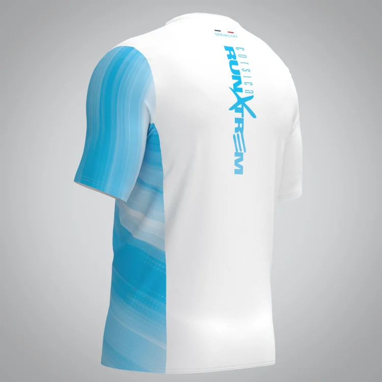 T-shirt Trail zip Homme V2.1 Corsica Run Xtrem – Image 4