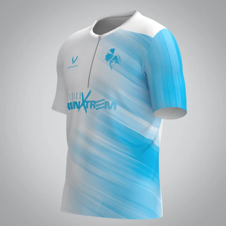 T-shirt Trail zip Homme V2.1 Corsica Run Xtrem – Image 2