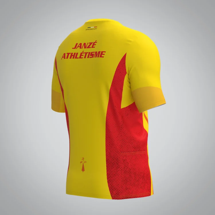 T-shirt Trail zip Homme V2.1 EAC – Image 3