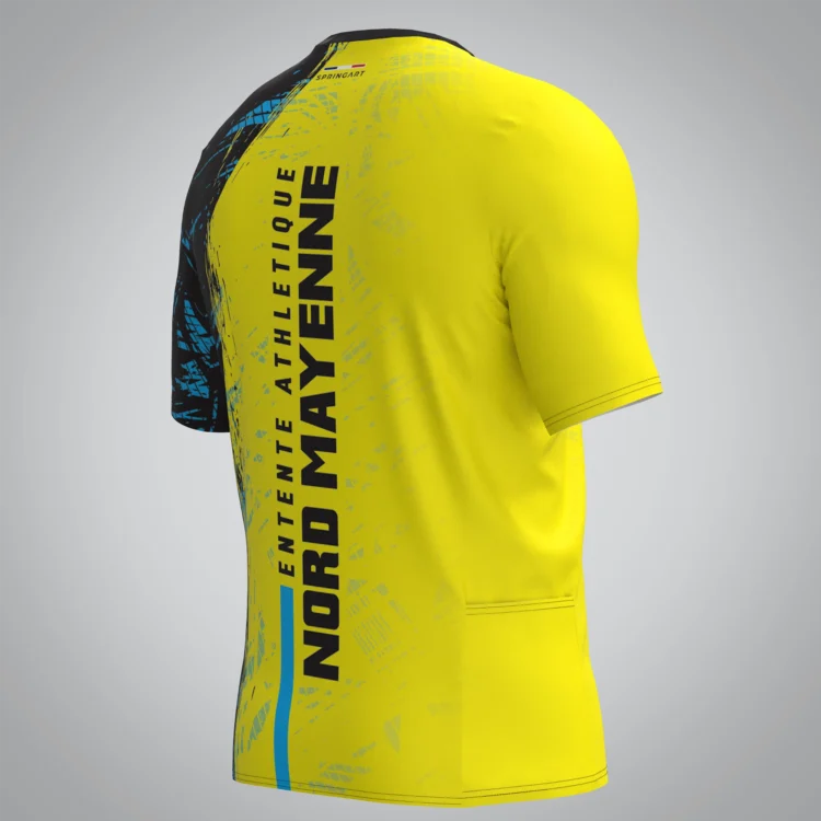 T-shirt Trail zip Homme V2.1 Entente Athle Nord Mayenne – Image 3