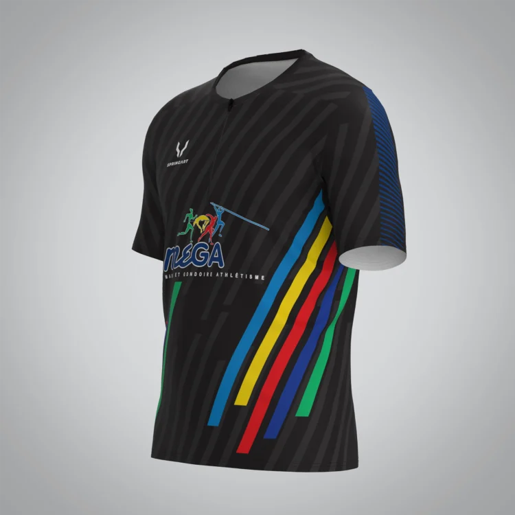 T-shirt Trail zip Homme V2.1 MEGA – Image 2