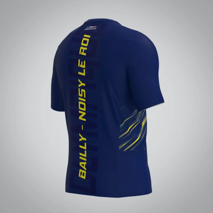T-shirt Trail zip Homme V2.1 Olympique Bailly Noisy – Image 3