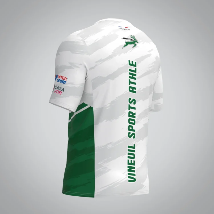 T-shirt Trail zip Homme V2.1 Vineuil Sports Athlétisme – Image 4