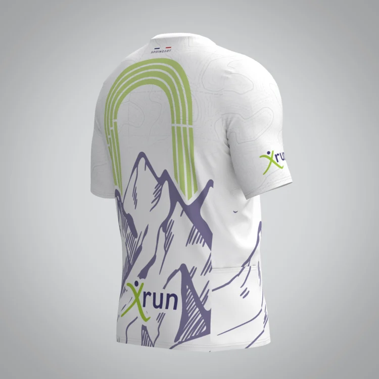 T-shirt Trail zip Homme V2.1 Xrun – Image 3