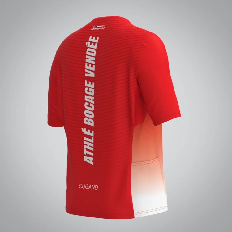 T-shirt Trail zip Femme V2.1 Athlé Bocage Vendée – Image 3