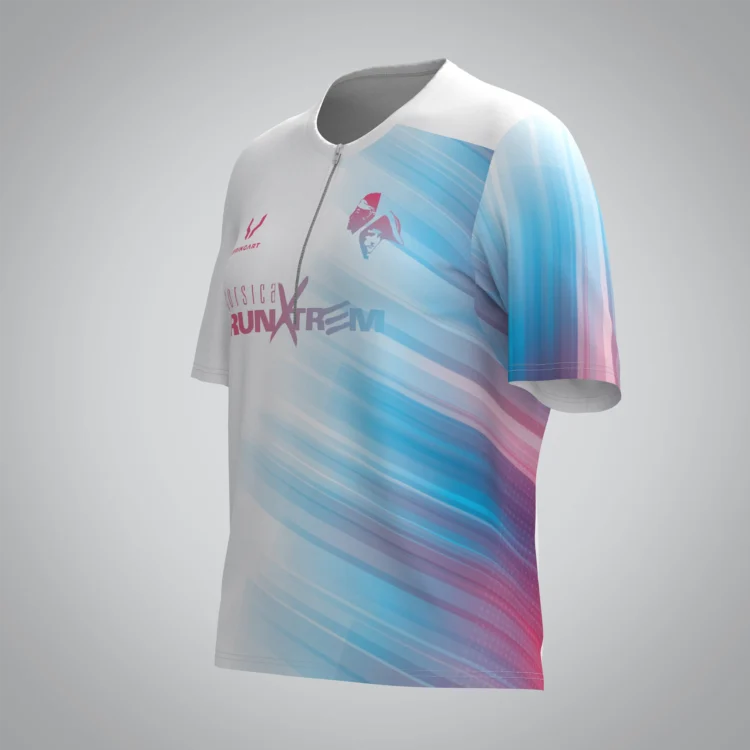 T-shirt Trail zip Femme V2.1 Corsica Run Xtrem – Image 2