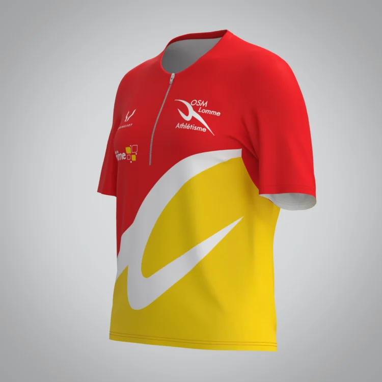 T-shirt Trail zip Femme V2.1 OSM Lomme – Image 2