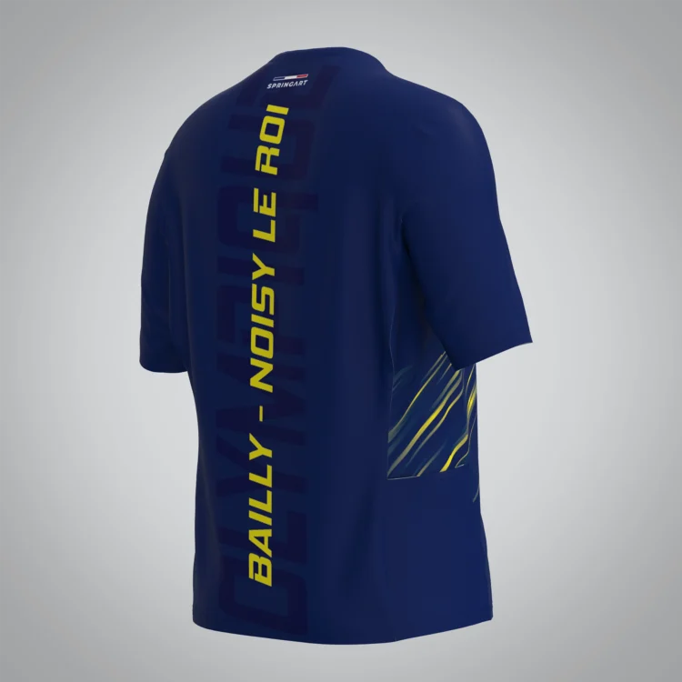 T-shirt Trail zip Femme V2.1 Olympique Bailly Noisy – Image 3