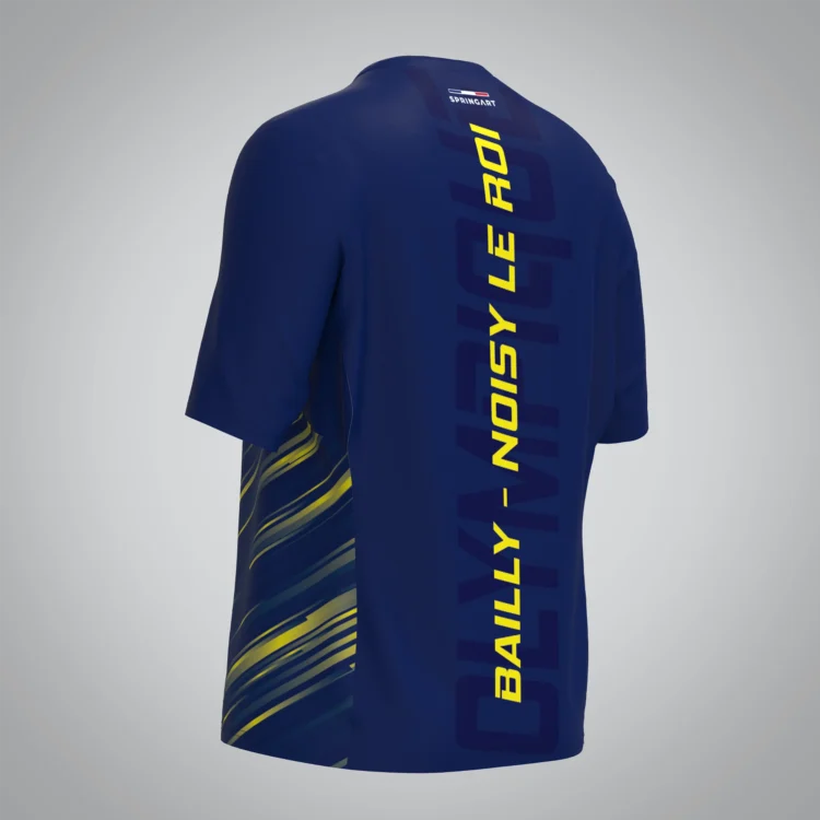 T-shirt Trail zip Femme V2.1 Olympique Bailly Noisy – Image 4
