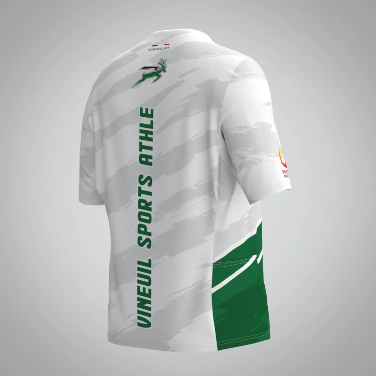 T-shirt Trail zip Femme V2.1 Vineuil Sports Athlétisme – Image 3