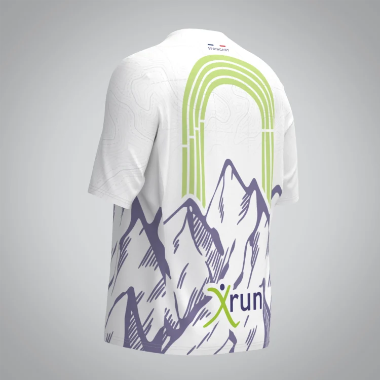T-shirt Trail zip Femme V2.1 Xrun – Image 4