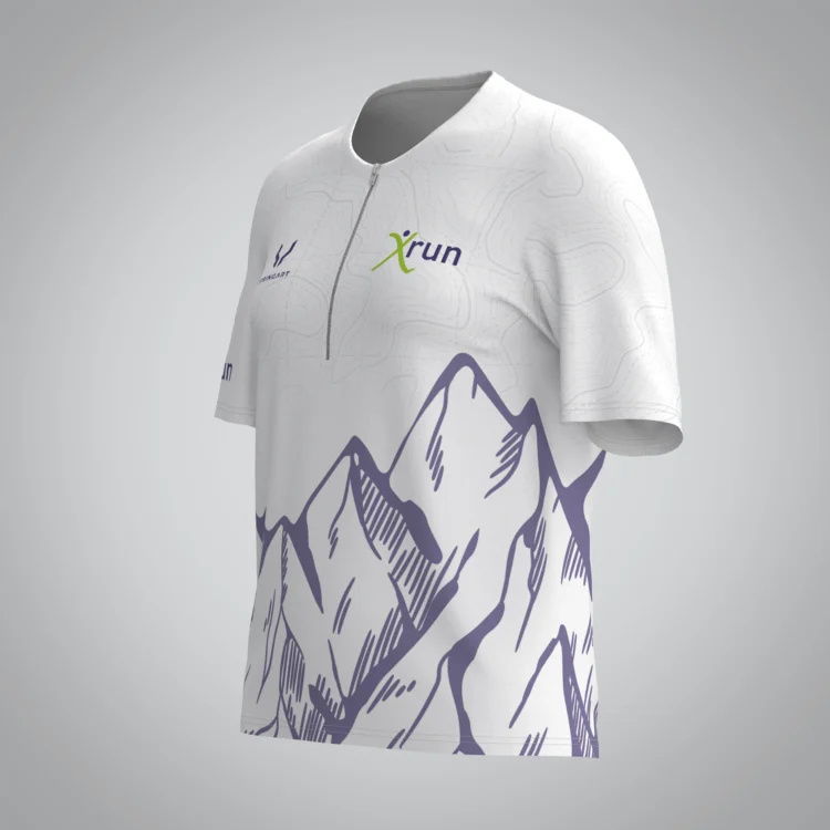 T-shirt Trail zip Femme V2.1 Xrun – Image 2