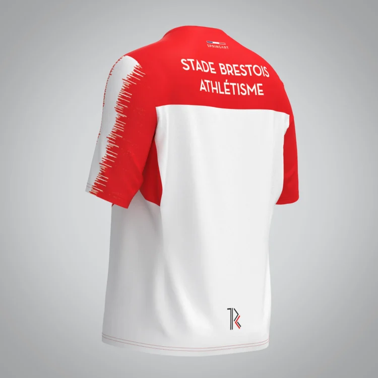 T-shirt Trail zip Femme V2.1 Stade Brestois – Image 4